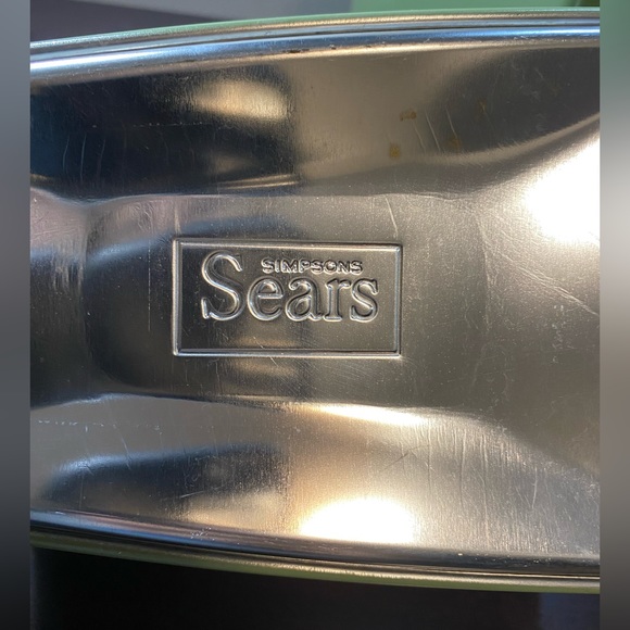 Green vintage metal canister set - Picture 2 of 8